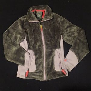 Champion zip-up sweater